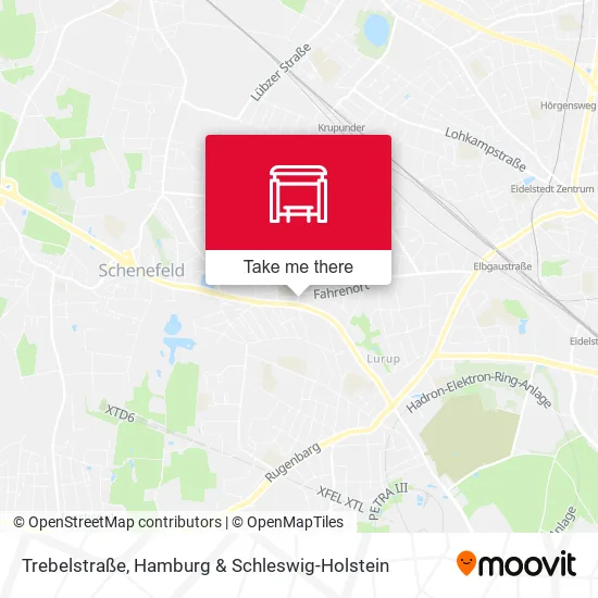 Карта Trebelstraße