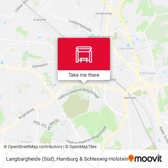 Langbargheide (Süd) map