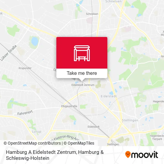 Карта Hamburg A Eidelstedt Zentrum