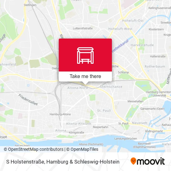 Карта S Holstenstraße