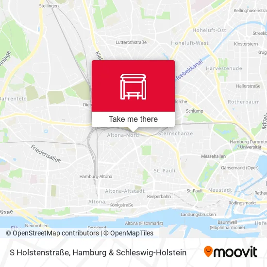 Карта S Holstenstraße