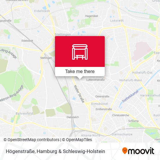 Högenstraße map