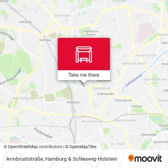 Карта Armbruststraße