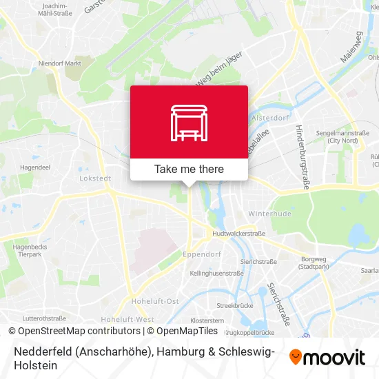 Карта Nedderfeld (Anscharhöhe)
