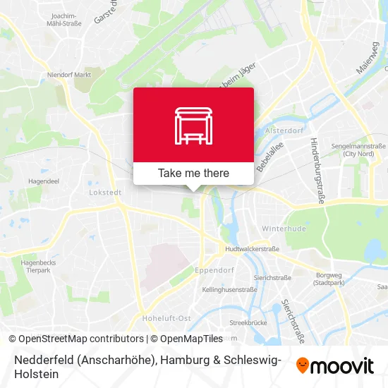 Карта Nedderfeld (Anscharhöhe)
