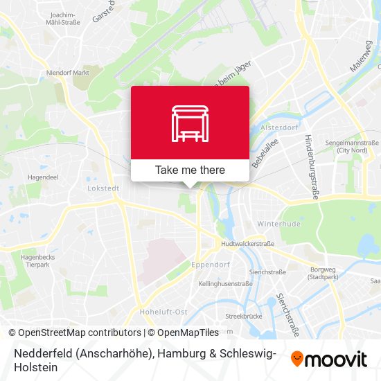 Nedderfeld (Anscharhöhe) map