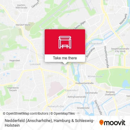 Карта Nedderfeld (Anscharhöhe)