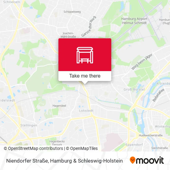 Карта Niendorfer Straße
