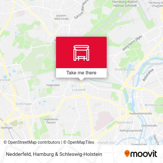 Карта Nedderfeld