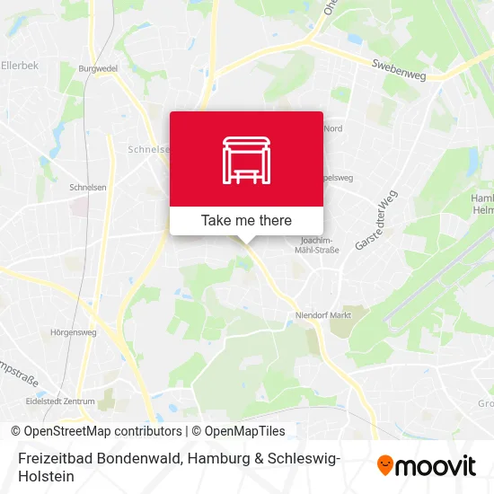 Freizeitbad Bondenwald map