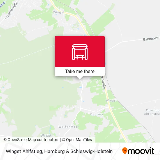 Карта Wingst Ahlfstieg