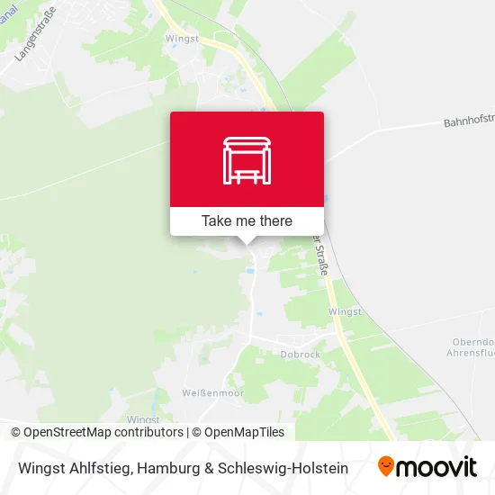 Карта Wingst Ahlfstieg