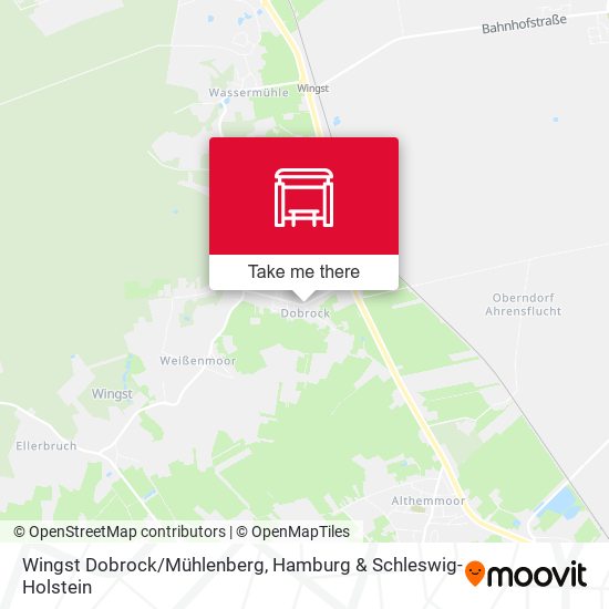 Wingst Dobrock/Mühlenberg map