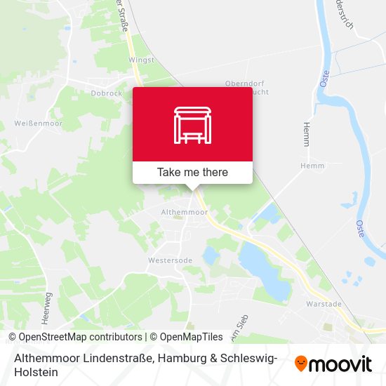 Althemmoor Lindenstraße map