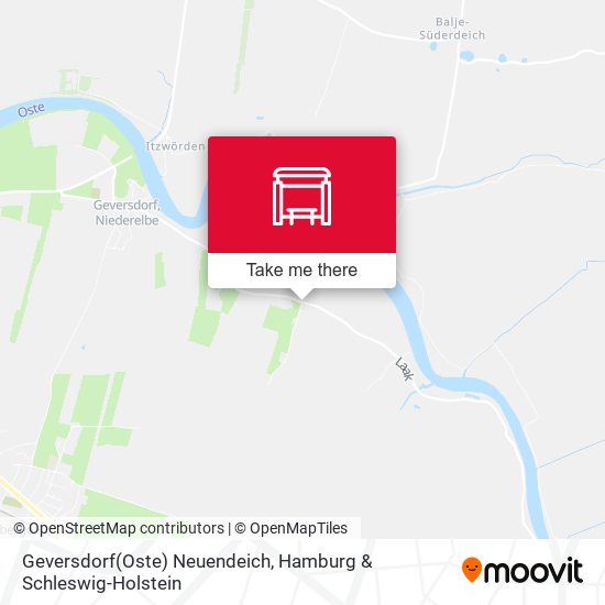 Geversdorf(Oste) Neuendeich map