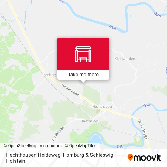 Карта Hechthausen Heideweg