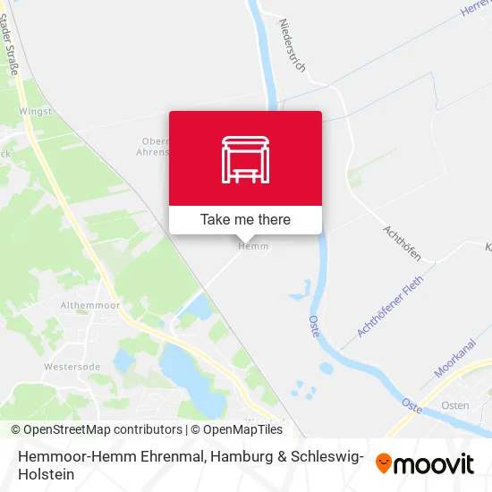 Карта Hemmoor-Hemm Ehrenmal