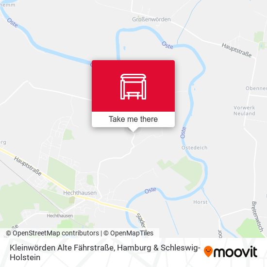 Kleinwörden Alte Fährstraße map