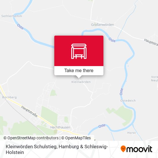 Kleinwörden Schulstieg map