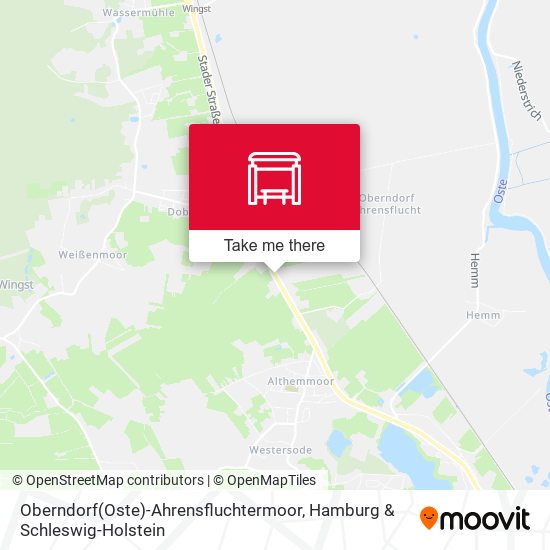 Oberndorf(Oste)-Ahrensfluchtermoor map
