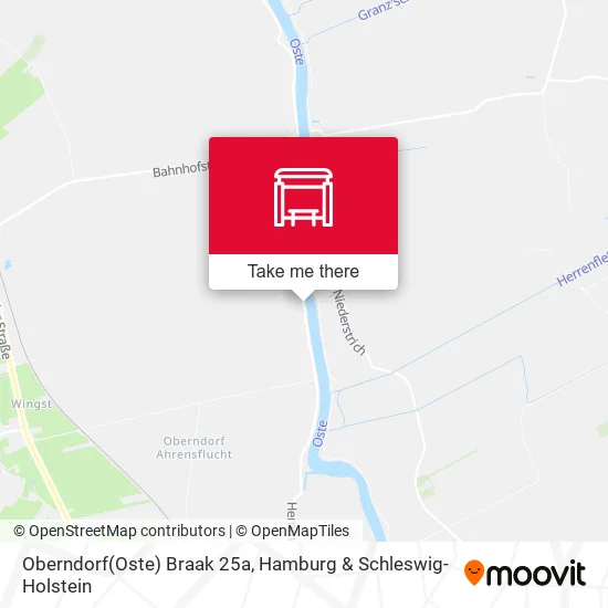 Карта Oberndorf(Oste) Braak 25a