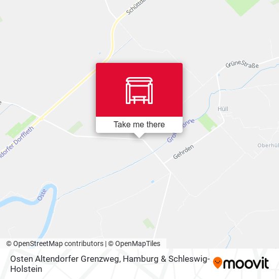 Osten Altendorfer Grenzweg map