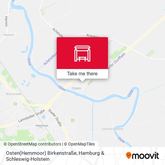 Osten(Hemmoor) Birkenstraße map