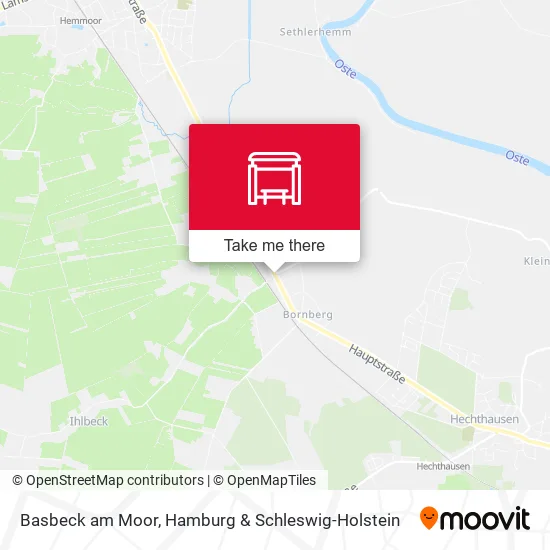 Карта Basbeck am Moor