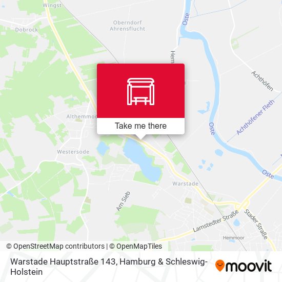 Warstade Hauptstraße 143 map