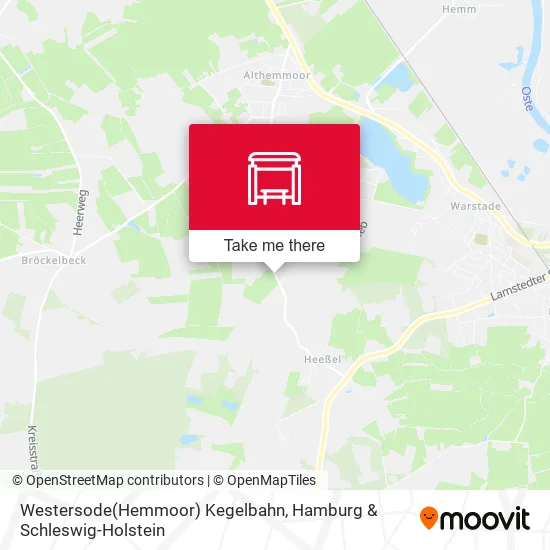 Карта Westersode(Hemmoor) Kegelbahn