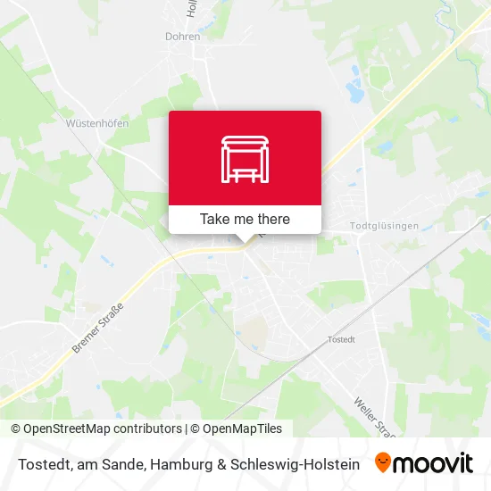 Карта Tostedt, am Sande