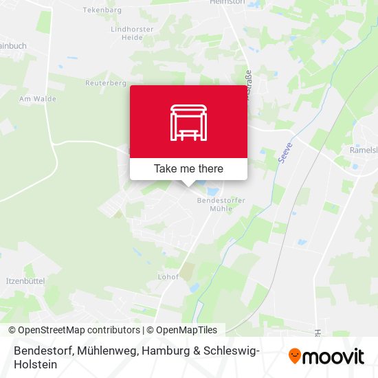 Bendestorf, Mühlenweg map
