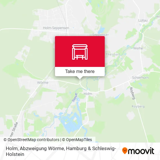 Карта Holm, Abzweigung Wörme