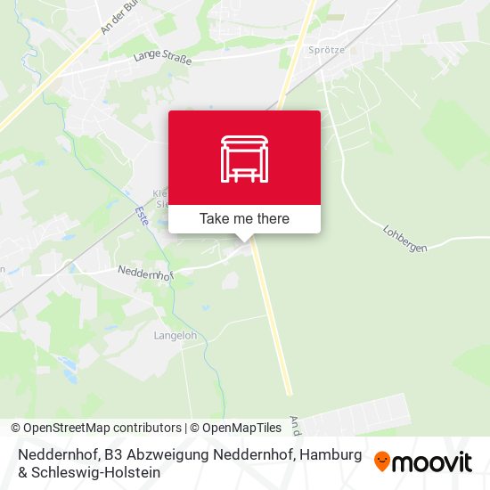 Neddernhof, B3 Abzweigung Neddernhof map
