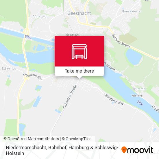 Niedermarschacht, Bahnhof map