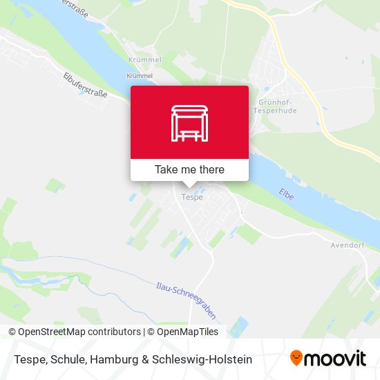 Tespe, Schule map