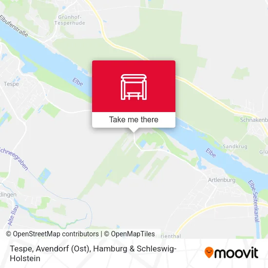 Карта Tespe, Avendorf (Ost)