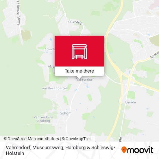 Vahrendorf, Museumsweg map