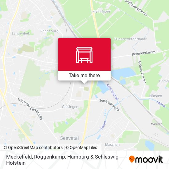 Meckelfeld, Roggenkamp map