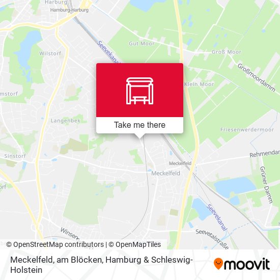Meckelfeld, am Blöcken map