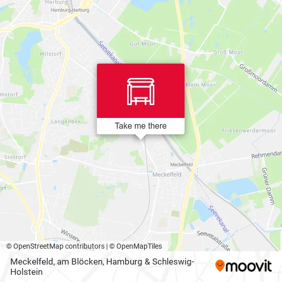 Карта Meckelfeld, am Blöcken