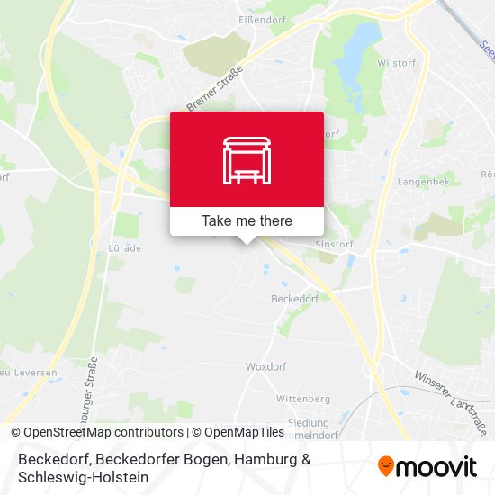 Beckedorf, Beckedorfer Bogen map