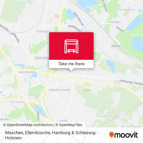 Карта Maschen, Ellernbüsche