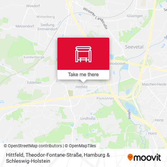 Hittfeld, Theodor-Fontane-Straße map