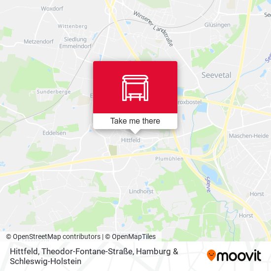 Hittfeld, Theodor-Fontane-Straße map