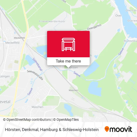 Карта Hörsten, Denkmal