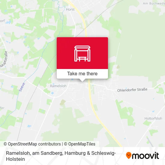 Карта Ramelsloh, am Sandberg