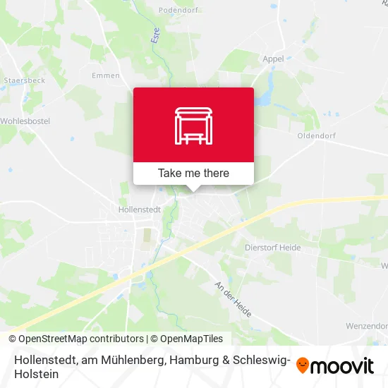Карта Hollenstedt, am Mühlenberg