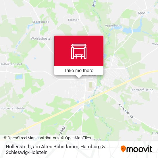 Hollenstedt, am Alten Bahndamm map