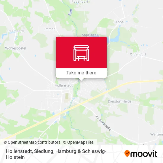 Карта Hollenstedt, Siedlung